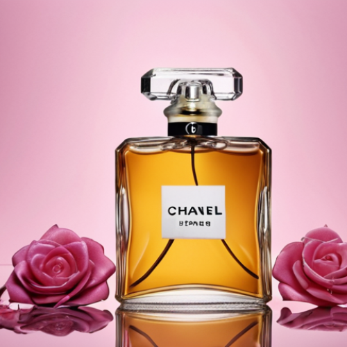 **Emotional Connection with Scent and Brand**: Create an image that illustrates the deep emotional connection between scent and branding. Depict a person experiencing a specific fragrance that evokes memories and emotions, surrounded by visual elements of logos and colors representing luxury brands like Chanel and Dior.