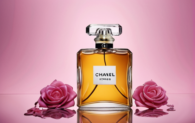 **Emotional Connection with Scent and Brand**: Create an image that illustrates the deep emotional connection between scent and branding. Depict a person experiencing a specific fragrance that evokes memories and emotions, surrounded by visual elements of logos and colors representing luxury brands like Chanel and Dior.